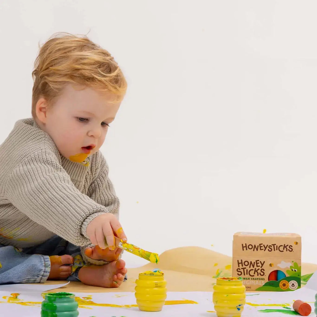 Honeysticks My First Paint Brush Set 3pk | Playroom Avenue