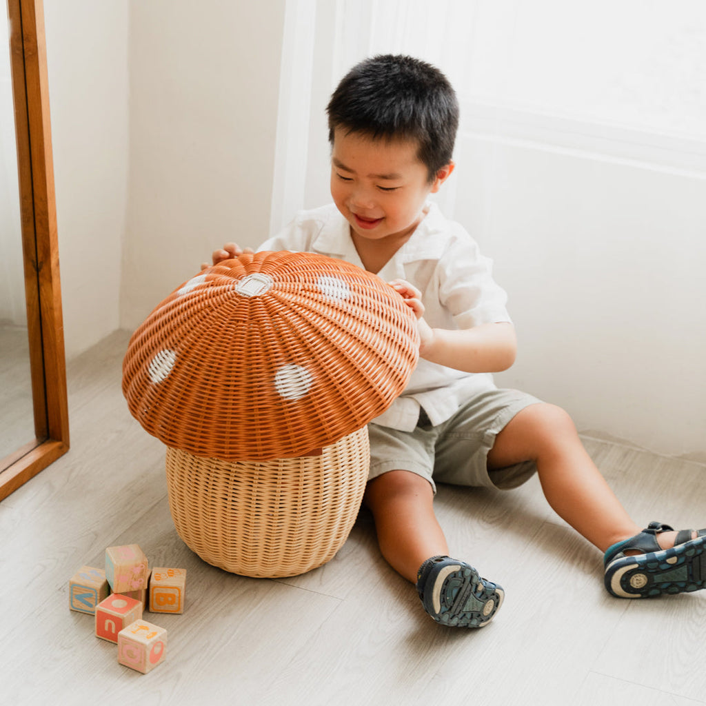 Momiji Mushroom Basket | Playroom Avenue