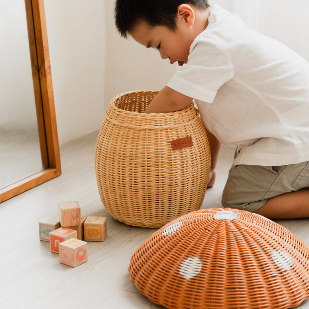 Momiji Mushroom Basket | Playroom Avenue
