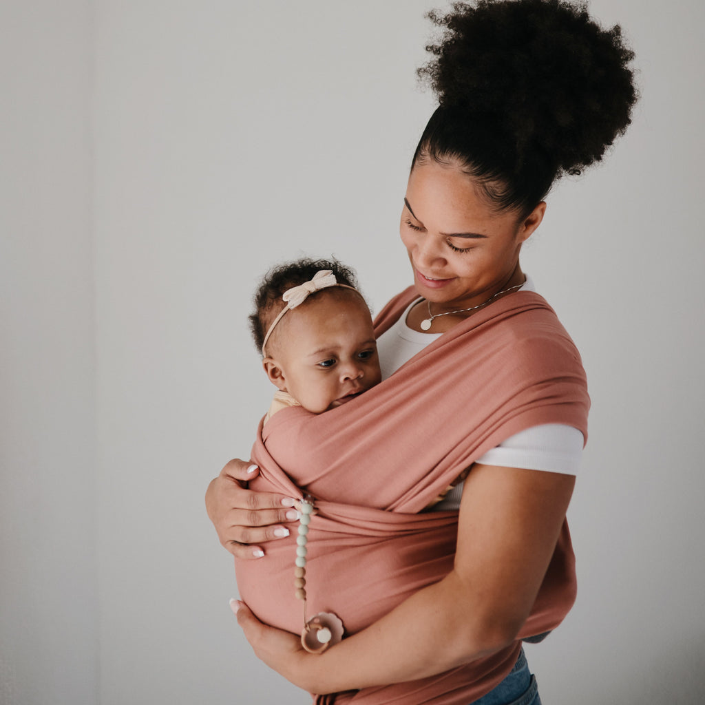 Mushie Silicone Pacifier Clip | Eva | Playroom Avenue