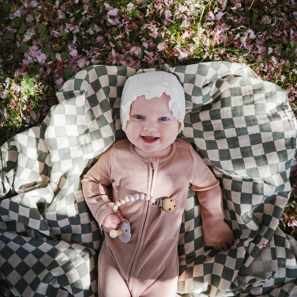 Mushie Organic Cotton Muslin Swaddle Blanket | Playroom Avenue