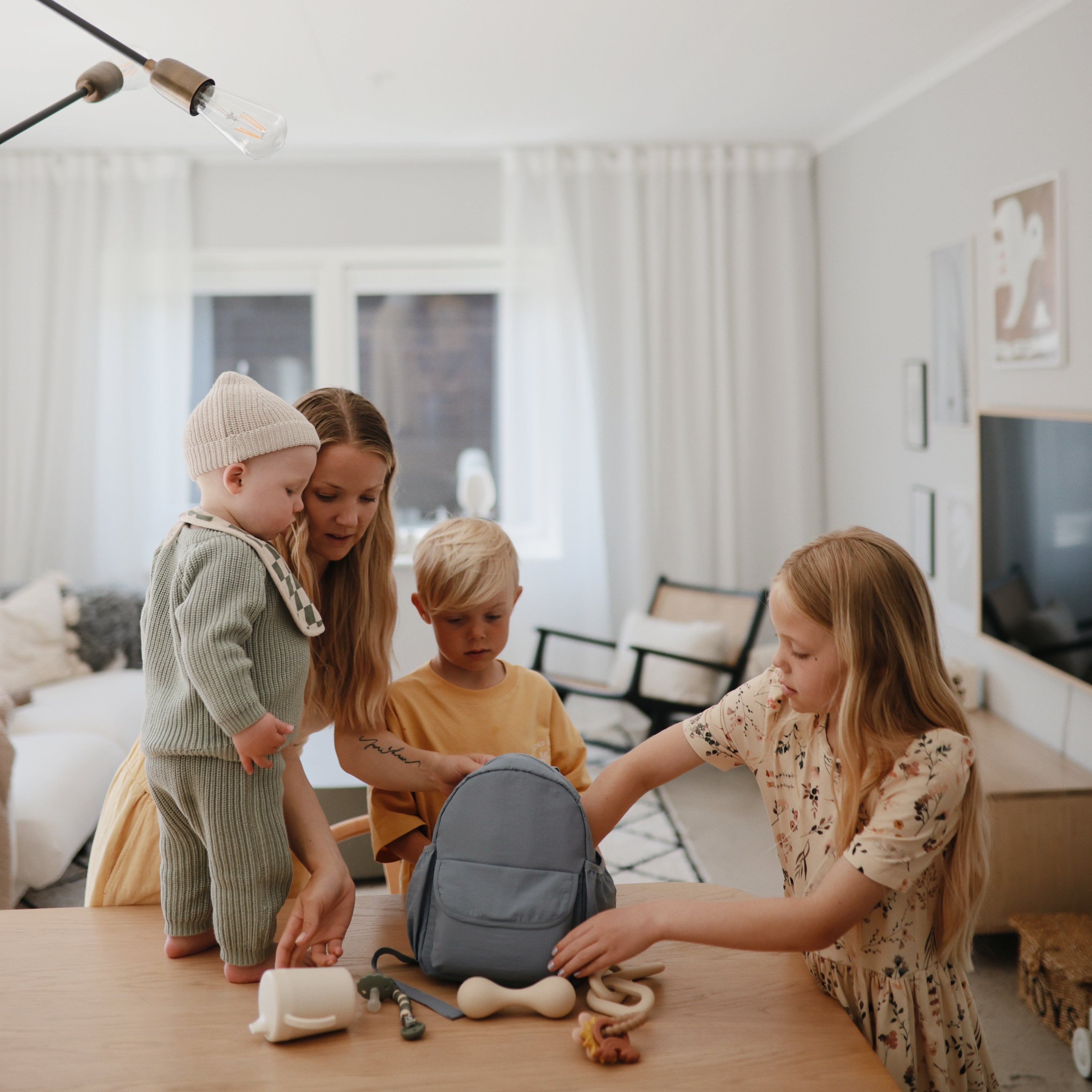 Mushie Silicone Baby Rattle Toy | Playroom Avenue