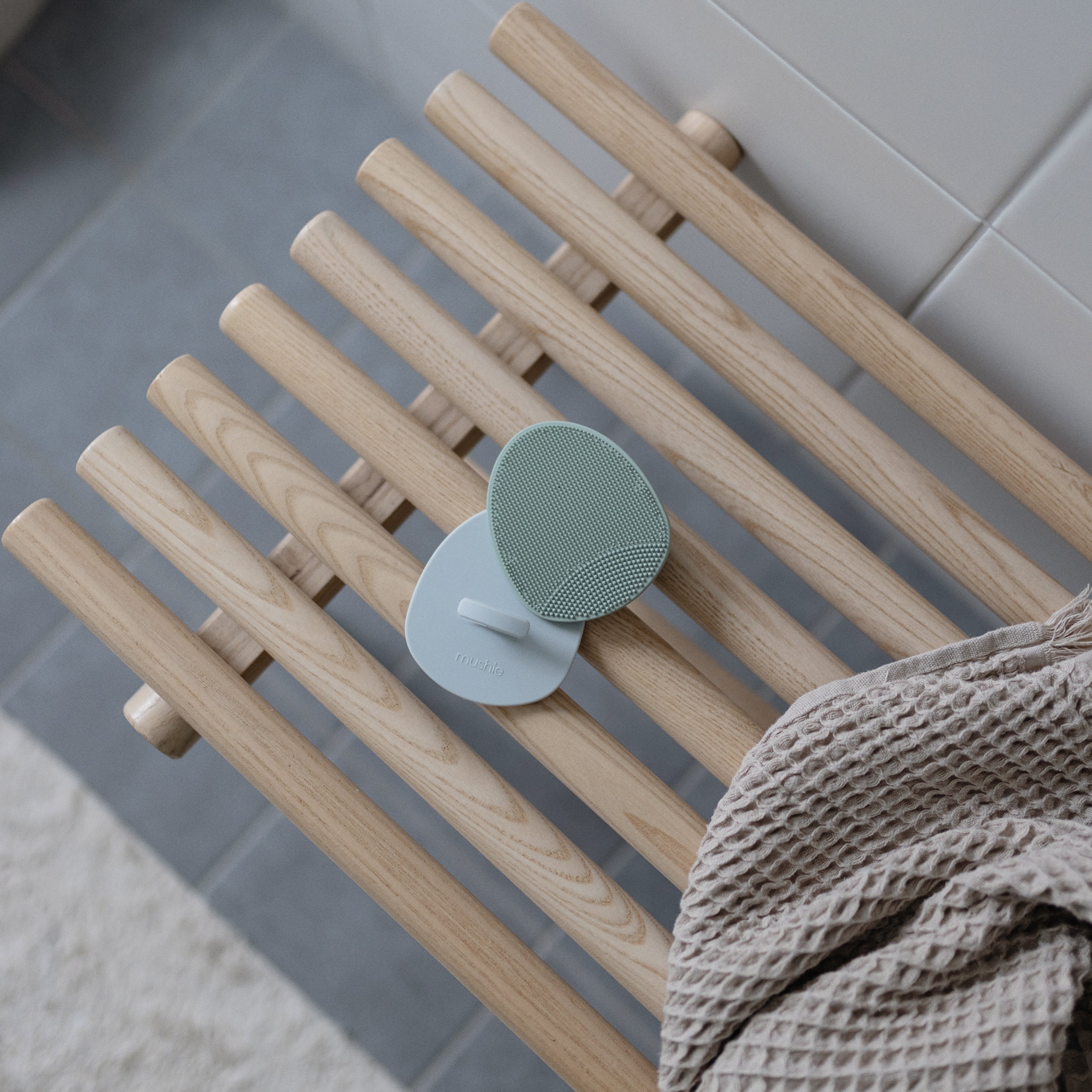 Mushie Cradle Cap Brushes | Playroom Avenue