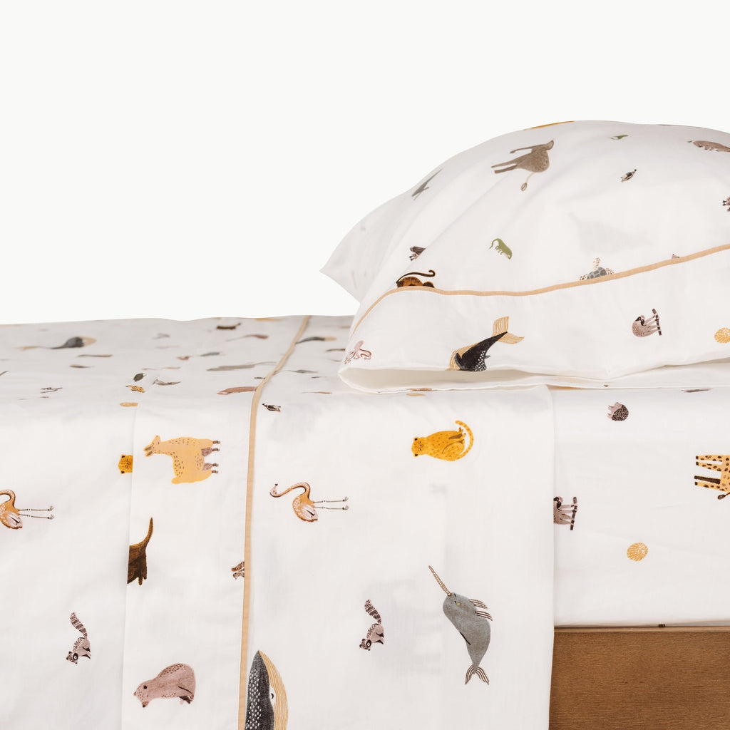 Wholesale 100% Cotton Sheet Set Menagerie | Playroom Avenue