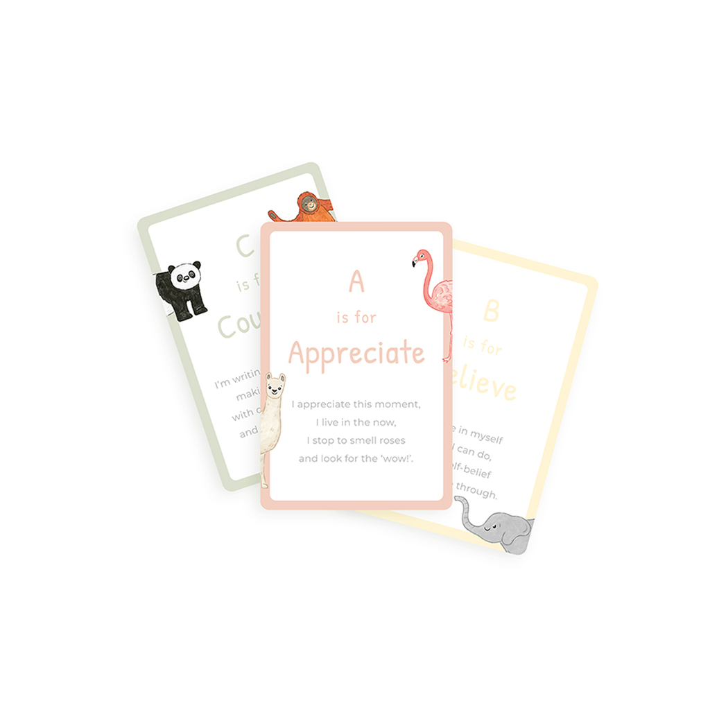 Mindful And Co A-Z Mindful Affirmation Cards | Playroom Avenue