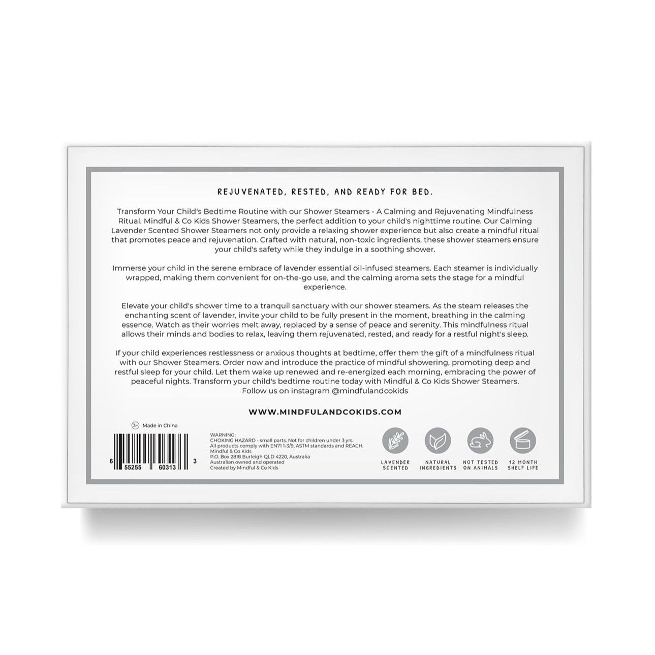 Mindful And Co Sensory Shower Steamers | Playroom Avenue