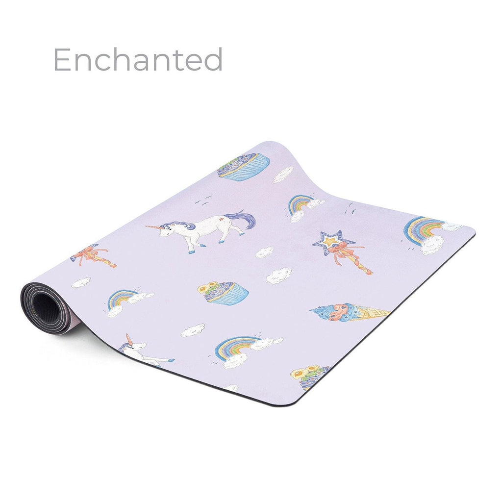 Mindful And Co Printed Kids Yoga Mats Enchanted Print | Playroom Avenue