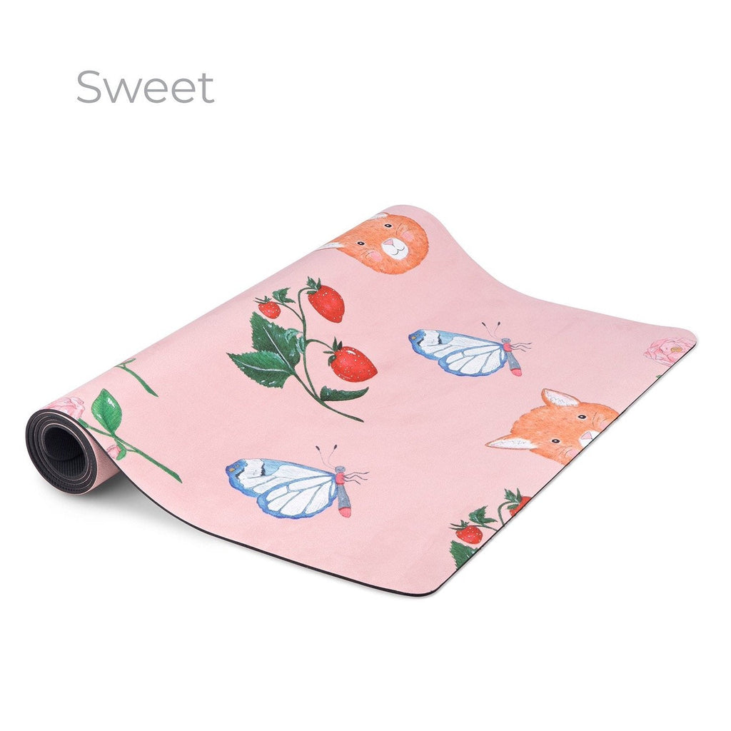 Mindful And Co Printed Kids Yoga Mats Sweet Print | Playroom Avenue