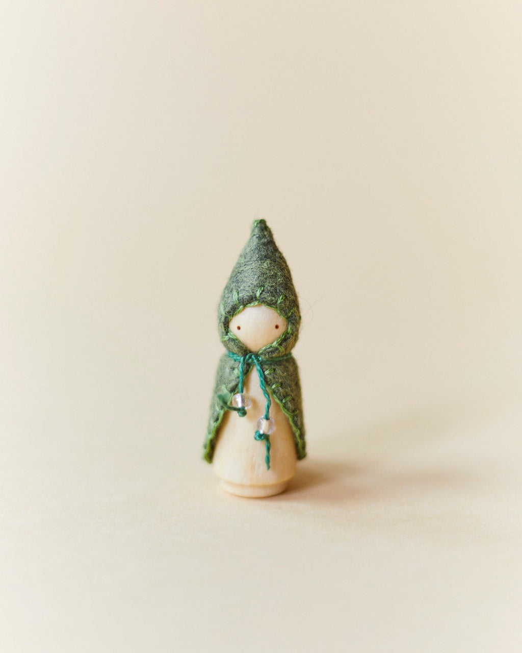 Wonderheart Mini Green Wooden Gnome | Playroom Avenue