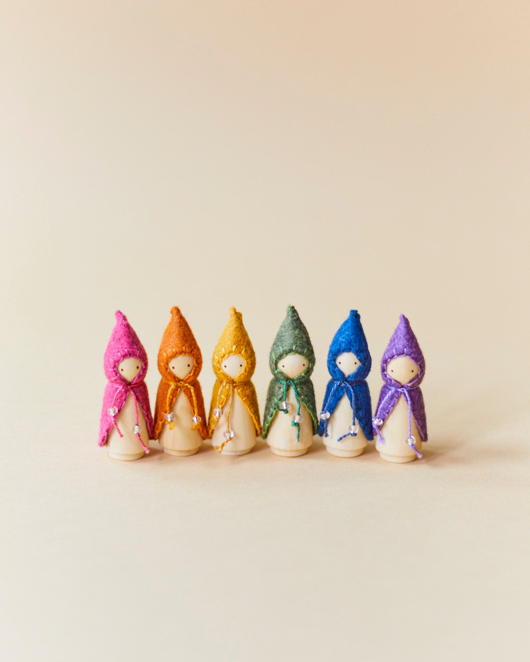 Wonderheart Mini Purple Wooden Gnome | Playroom Avenue