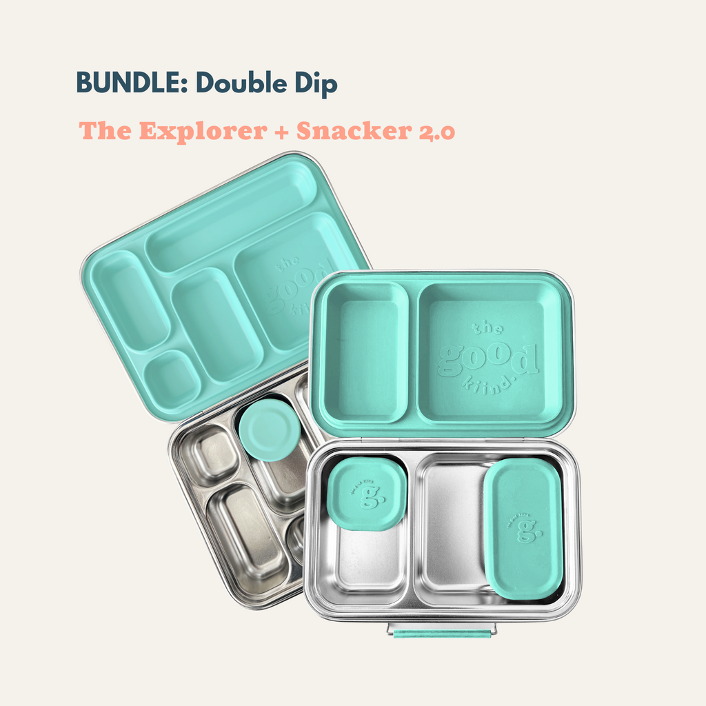 The Good Kiind Bundle: The Snacker™ + The Explorer™ Mint Explorer + Mint Snacker | Playroom Avenue