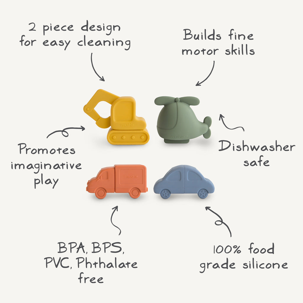 Mushie Mold Free Bath Play Set | Playroom Avenue