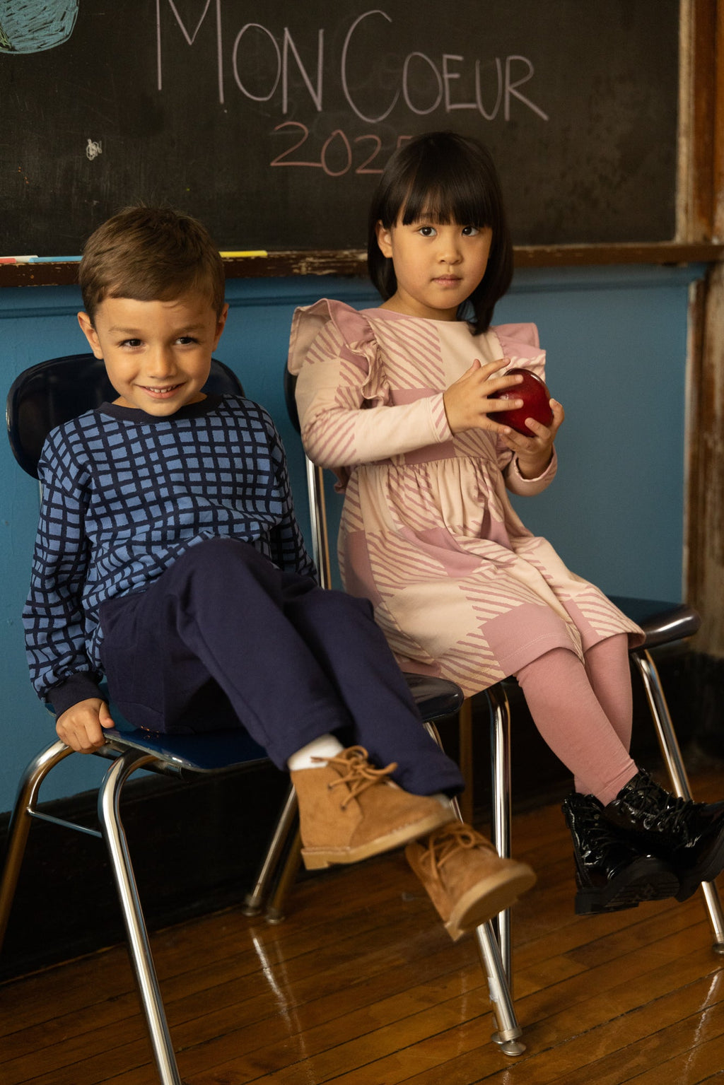 Mon Coeur Buffalo Check RuffleDress | Playroom Avenue