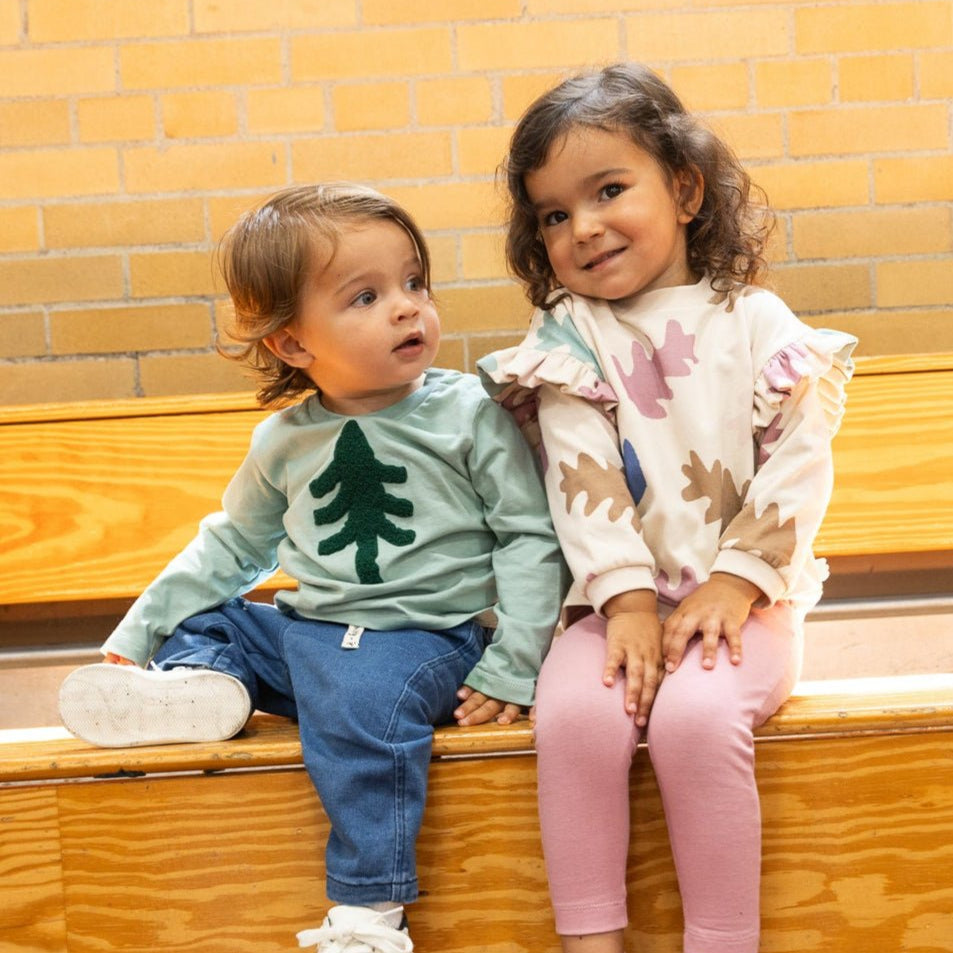 Mon Coeur Autumn Ruffle Sweatshirt | Playroom Avenue