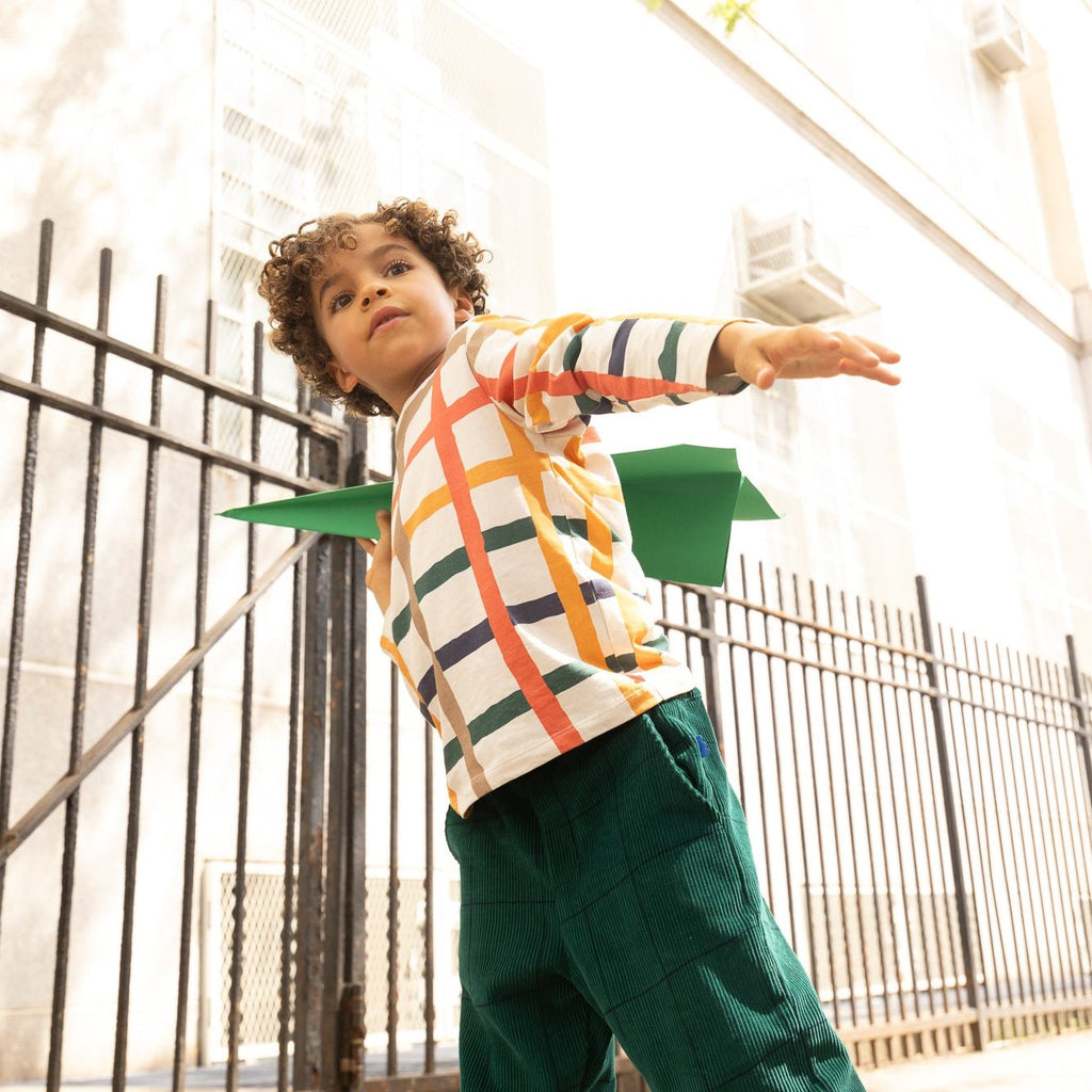 Mon Coeur Warm Grid T-Shirt | Playroom Avenue