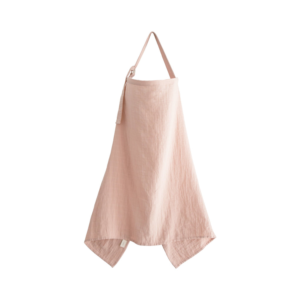 Mushie Muslin Nursing Cover Blush | Playroom Avenue