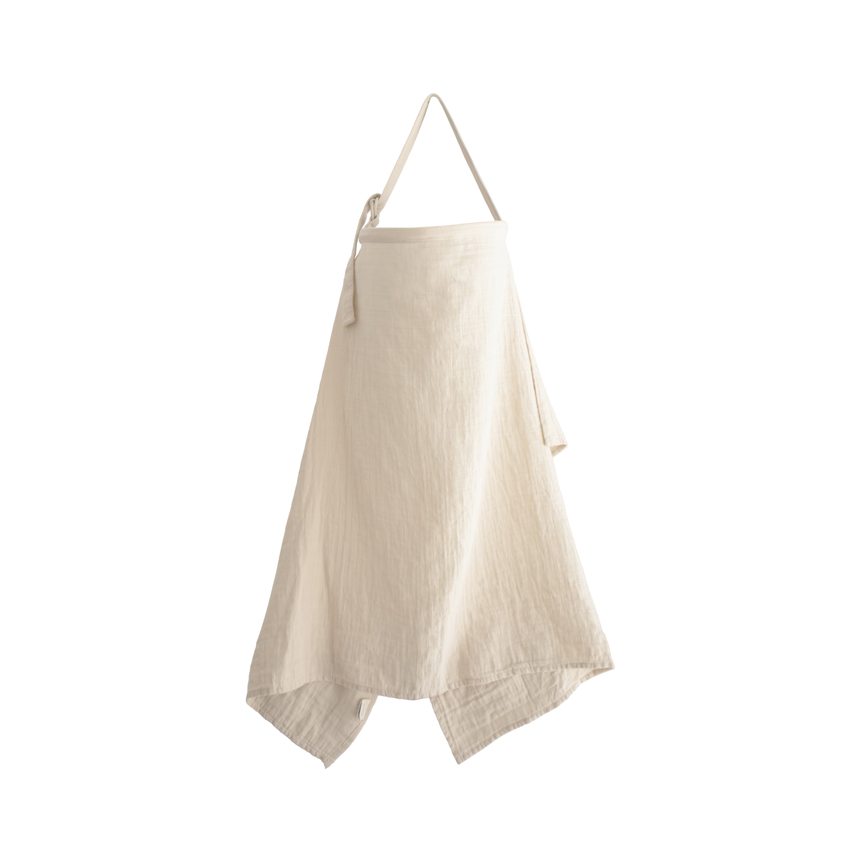 Mushie Muslin Nursing Cover Fog | Playroom Avenue