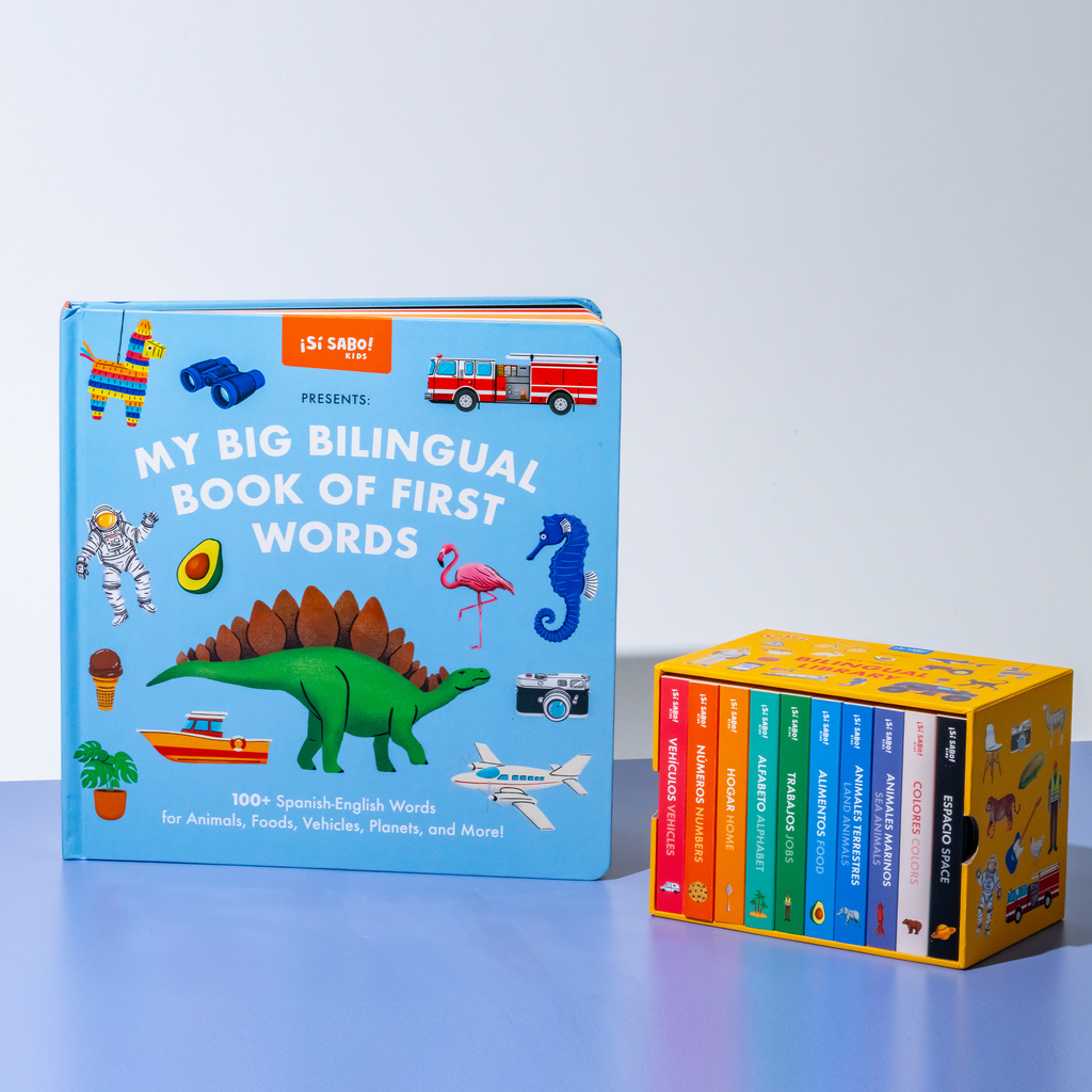 My Big Bilingual Book of First Words | Playroom Avenue