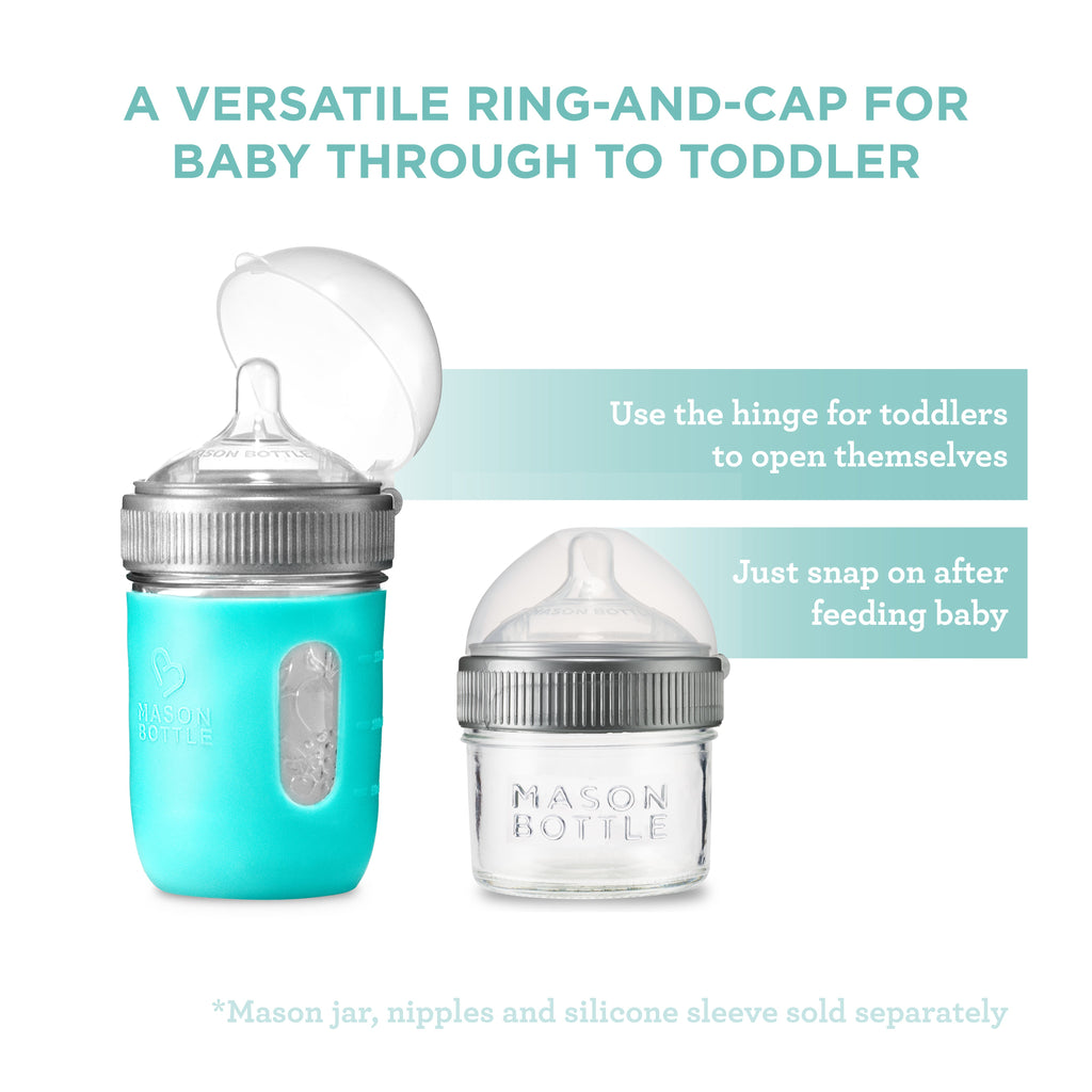Mason Bottle Plastic Ring + Cap | Playroom Avenue