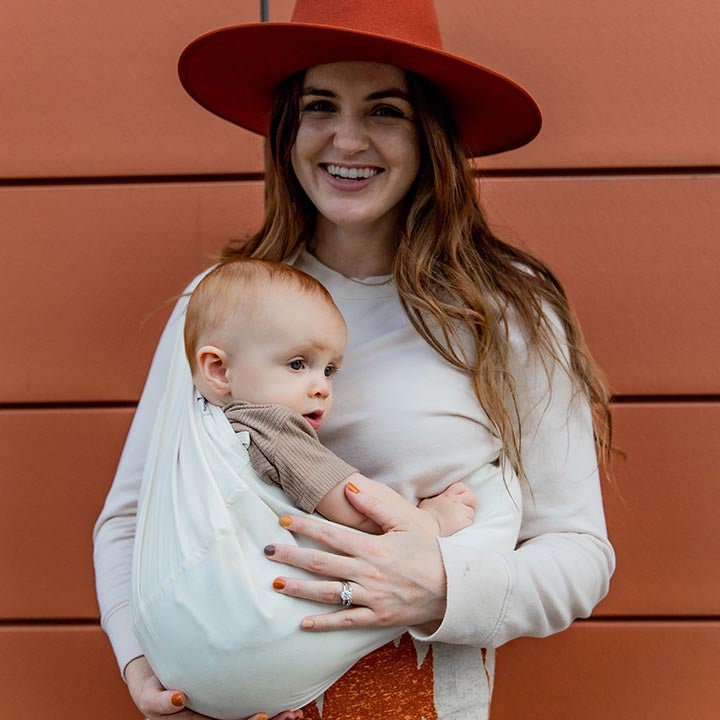 New Native® Inc. Organic Cotton Baby Carrier Natural | Playroom Avenue