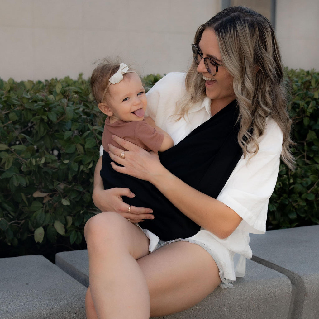 New Native® Inc. Organic Cotton Baby Carrier Black