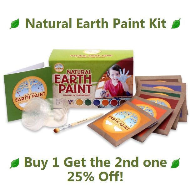 Natural Earth Paint Kit | Playroom Avenue