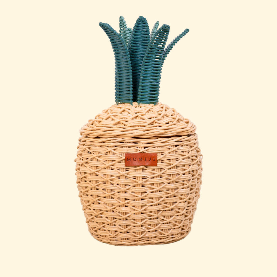 Momiji Pineapple Storage Basket Small - Natural | Playroom Avenue