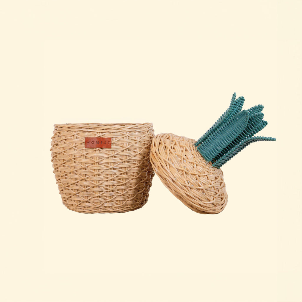 Momiji Pineapple Storage Basket Small - Natural | Playroom Avenue
