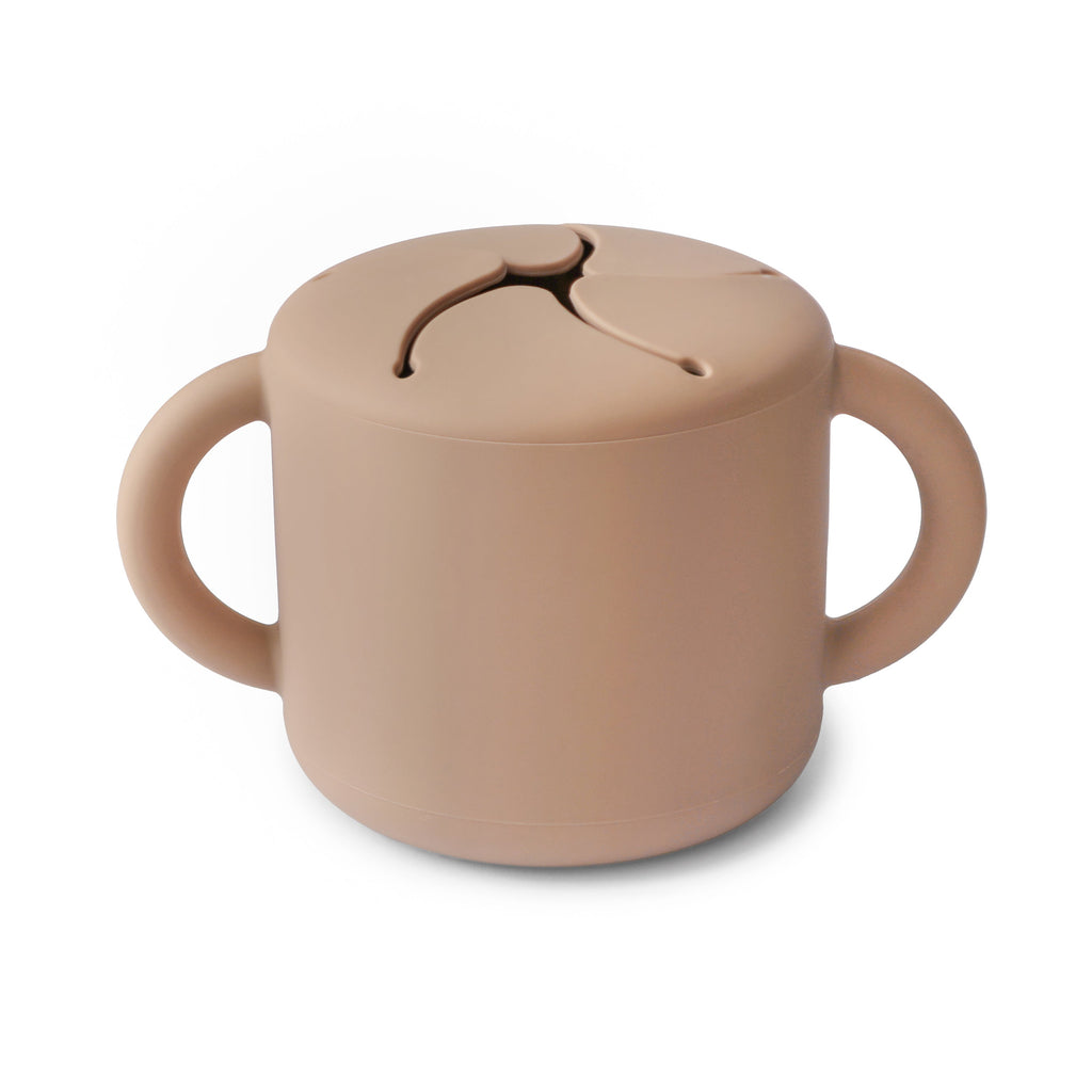 Mushie Snack Cup Natural | Playroom Avenue