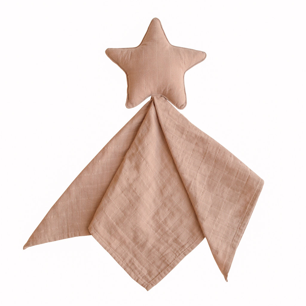 Mushie Star Lovey Blanket Natural | Playroom Avenue