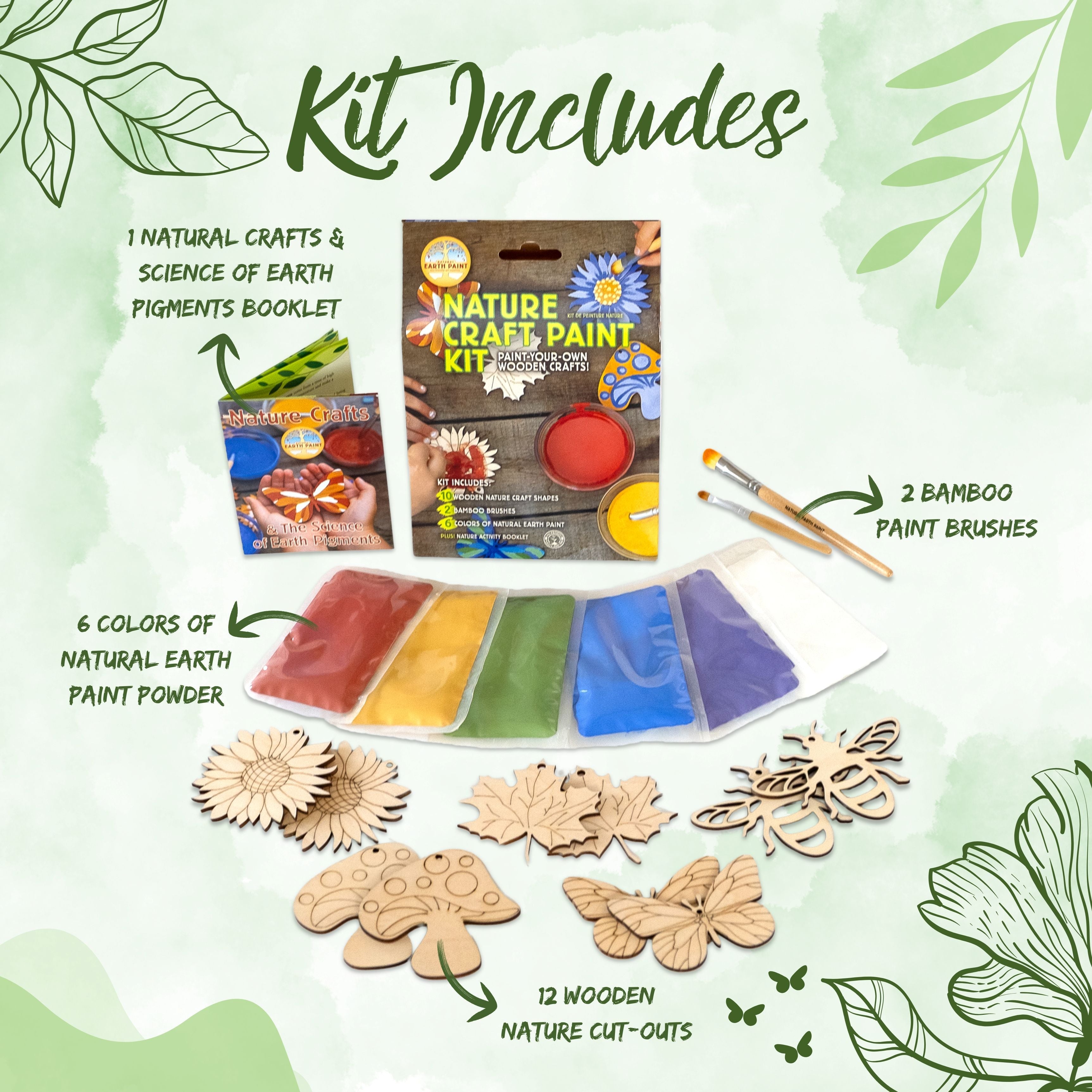 Natural Earth Paint Nature Craft Paint Kit | Playroom Avenue