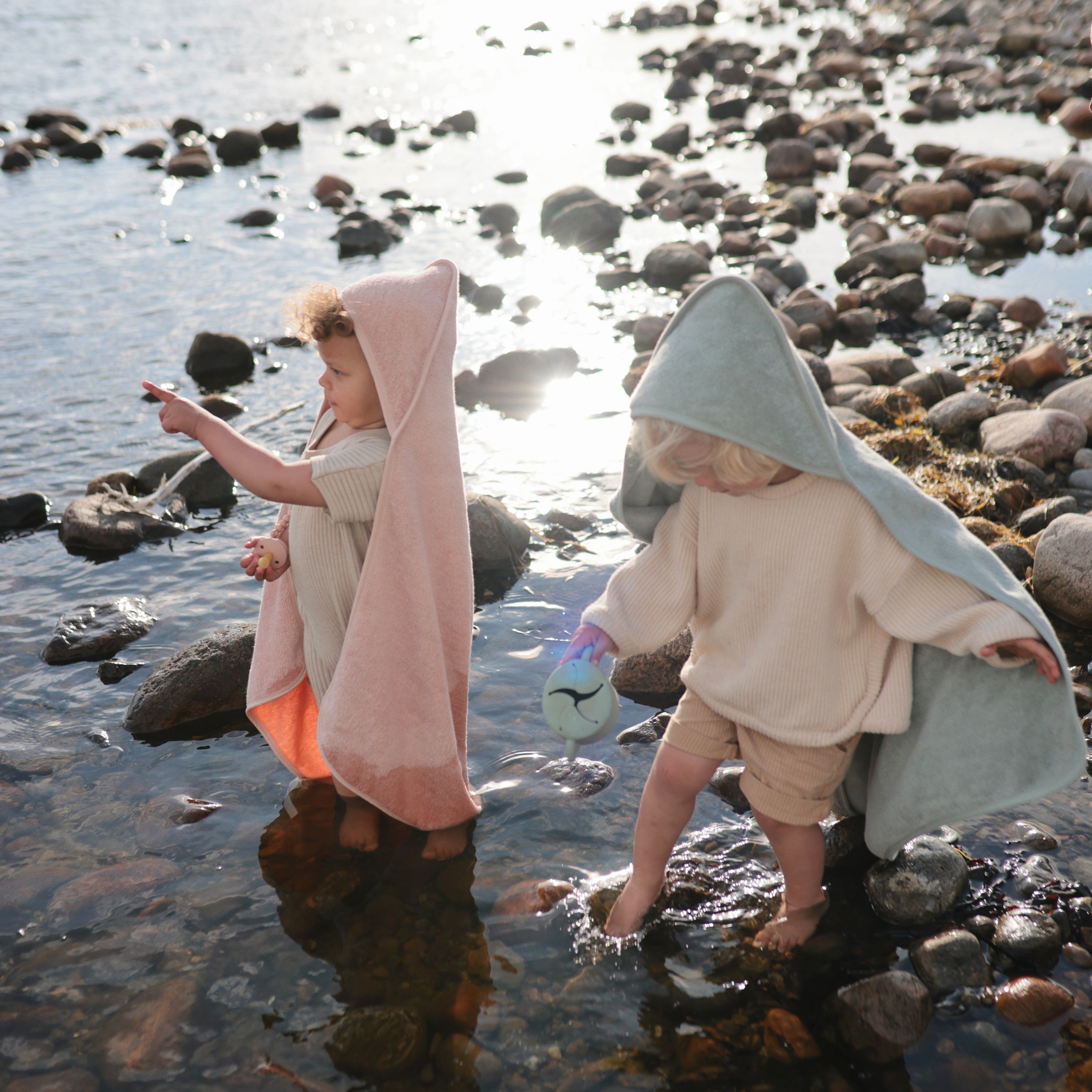 Mushie Organic Cotton Baby Hooded Towel | Playroom Avenue