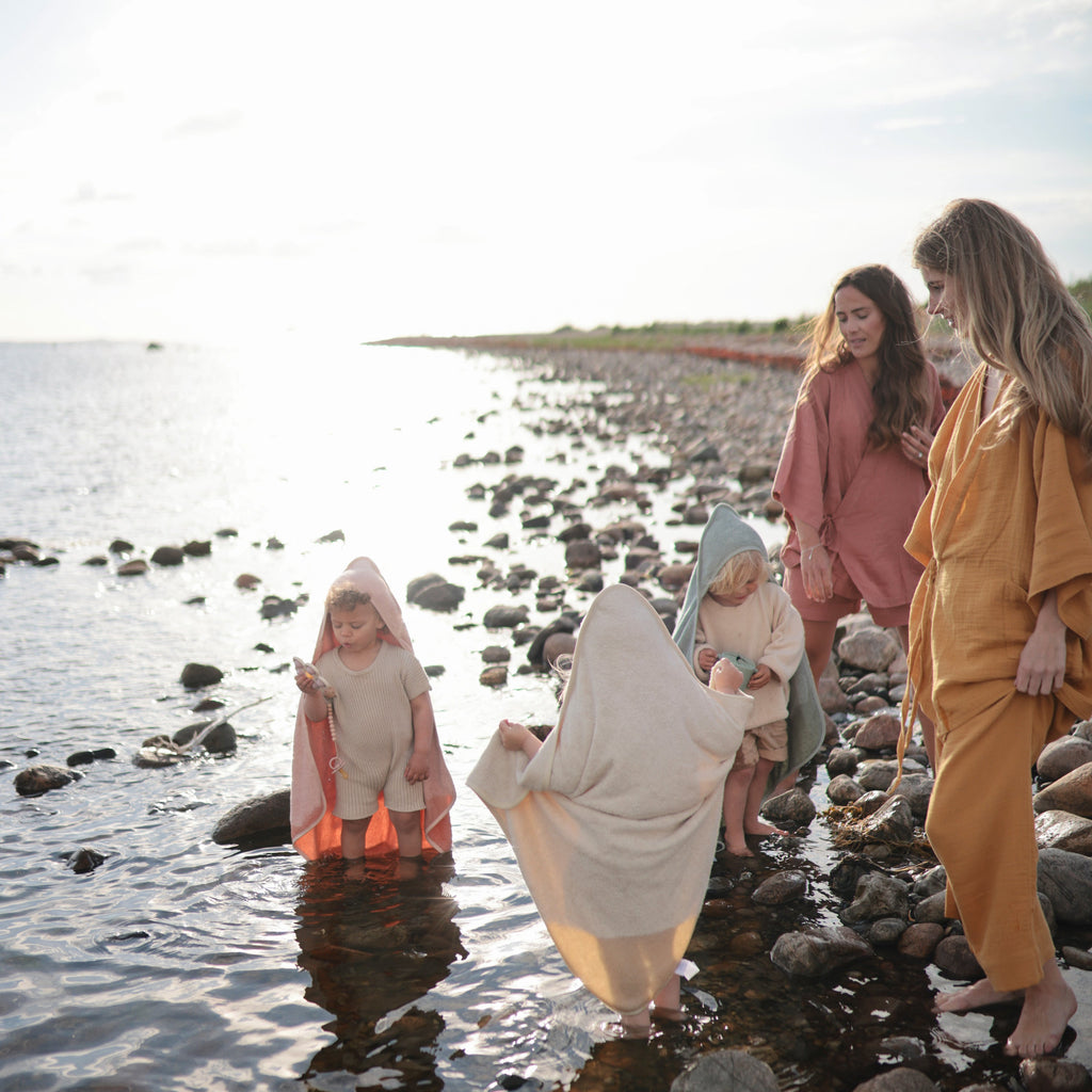 Mushie Organic Cotton Baby Hooded Towel | Playroom Avenue