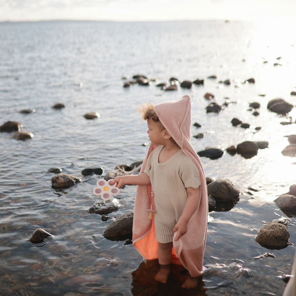 Mushie Organic Cotton Baby Hooded Towel | Playroom Avenue