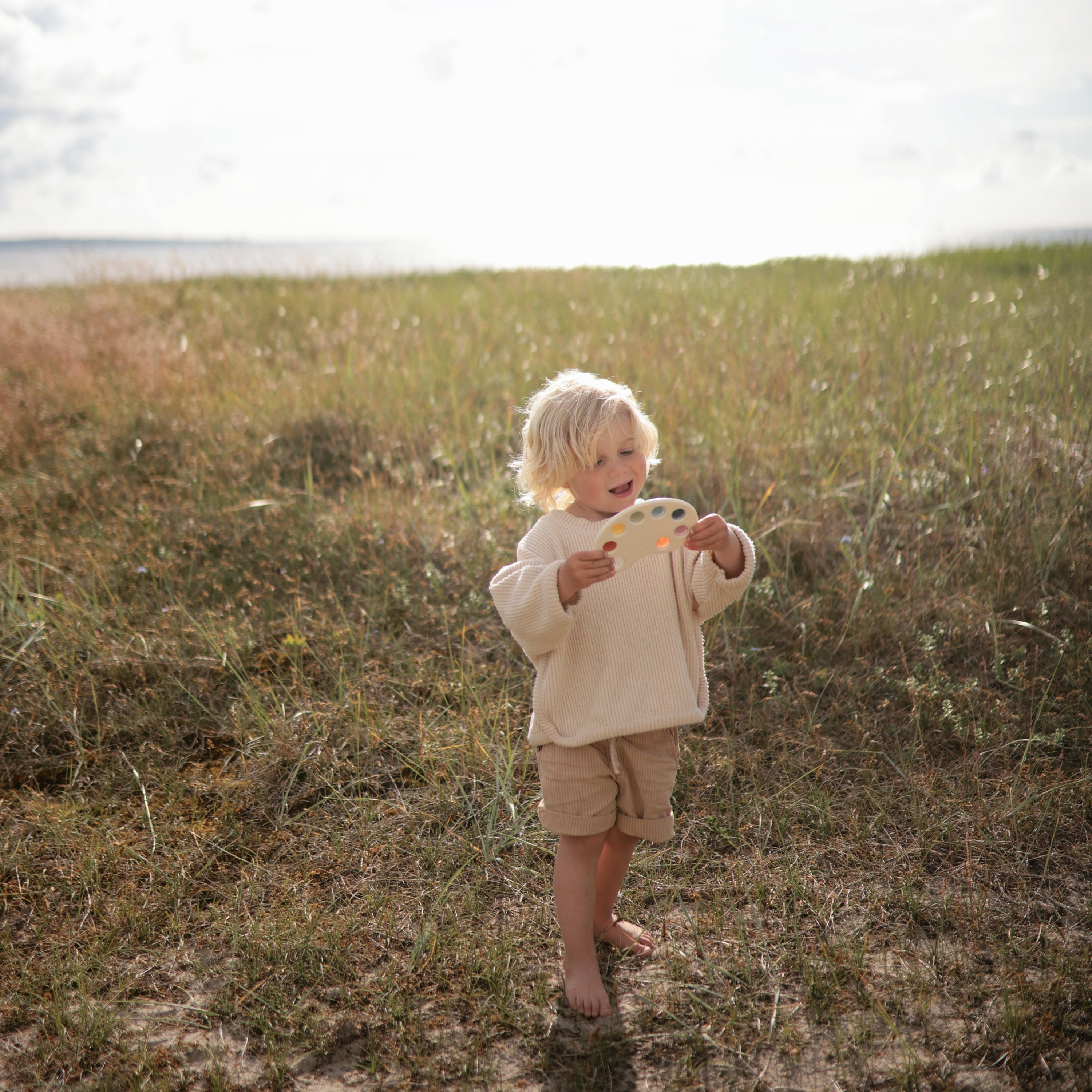 Mushie Paint Palette Press Toy | Playroom Avenue