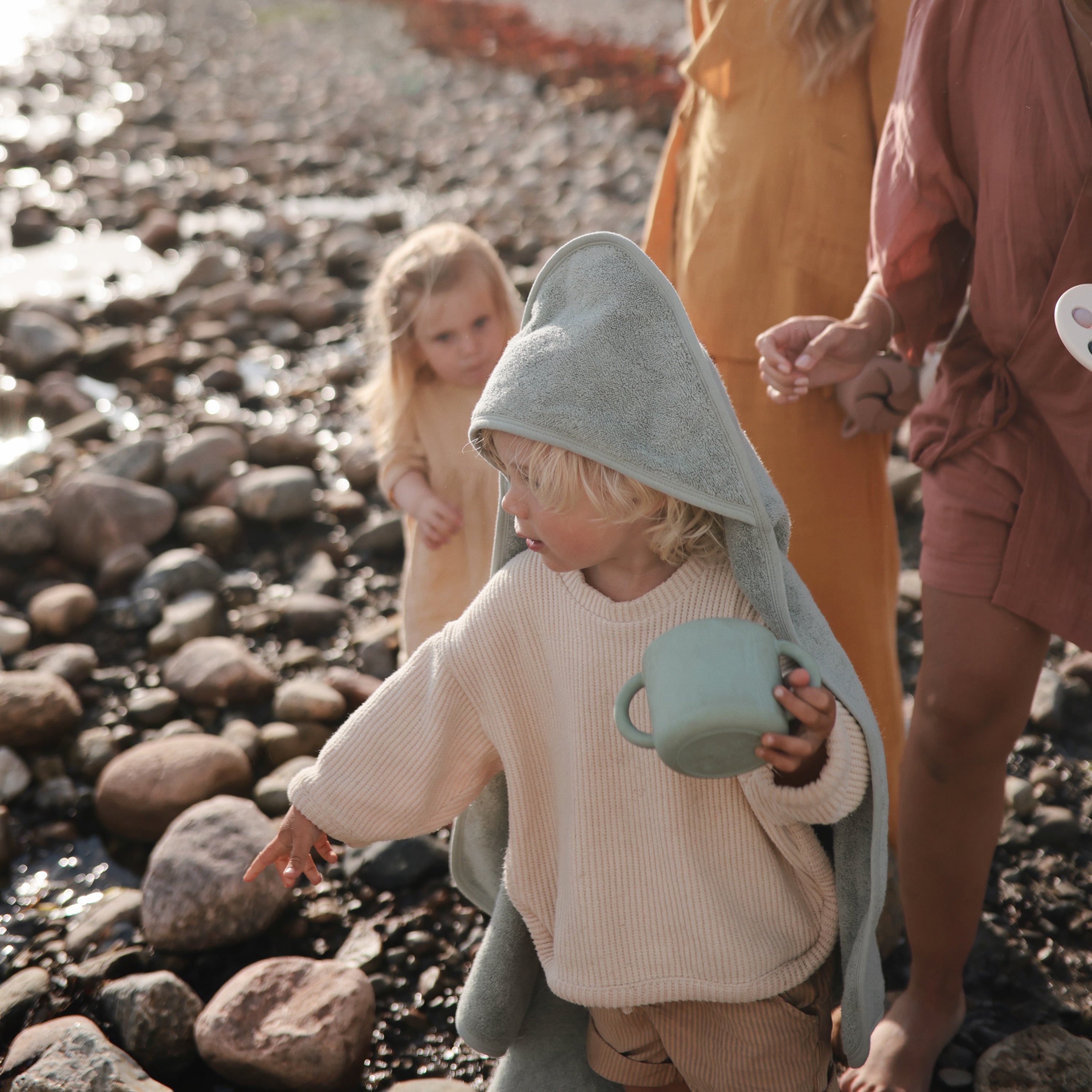 Mushie Organic Cotton Baby Hooded Towel | Playroom Avenue