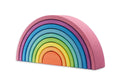 Ocamora 9 Piece Wooden Rainbow Stacker (PINK) | Playroom Avenue