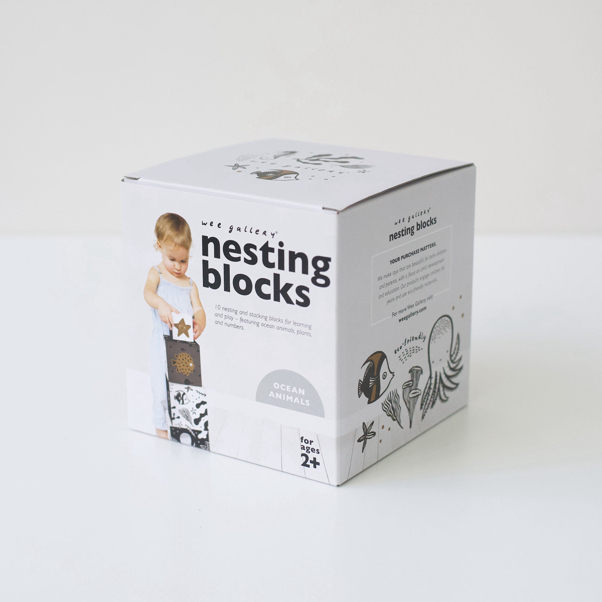 Wee Gallery Nesting Blocks - Ocean Animals | Playroom Avenue