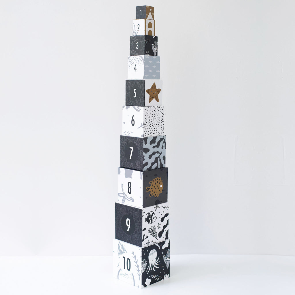 Wee Gallery Nesting Blocks - Ocean Animals | Playroom Avenue