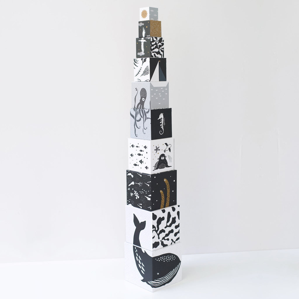 Wee Gallery Nesting Blocks - Ocean Animals | Playroom Avenue