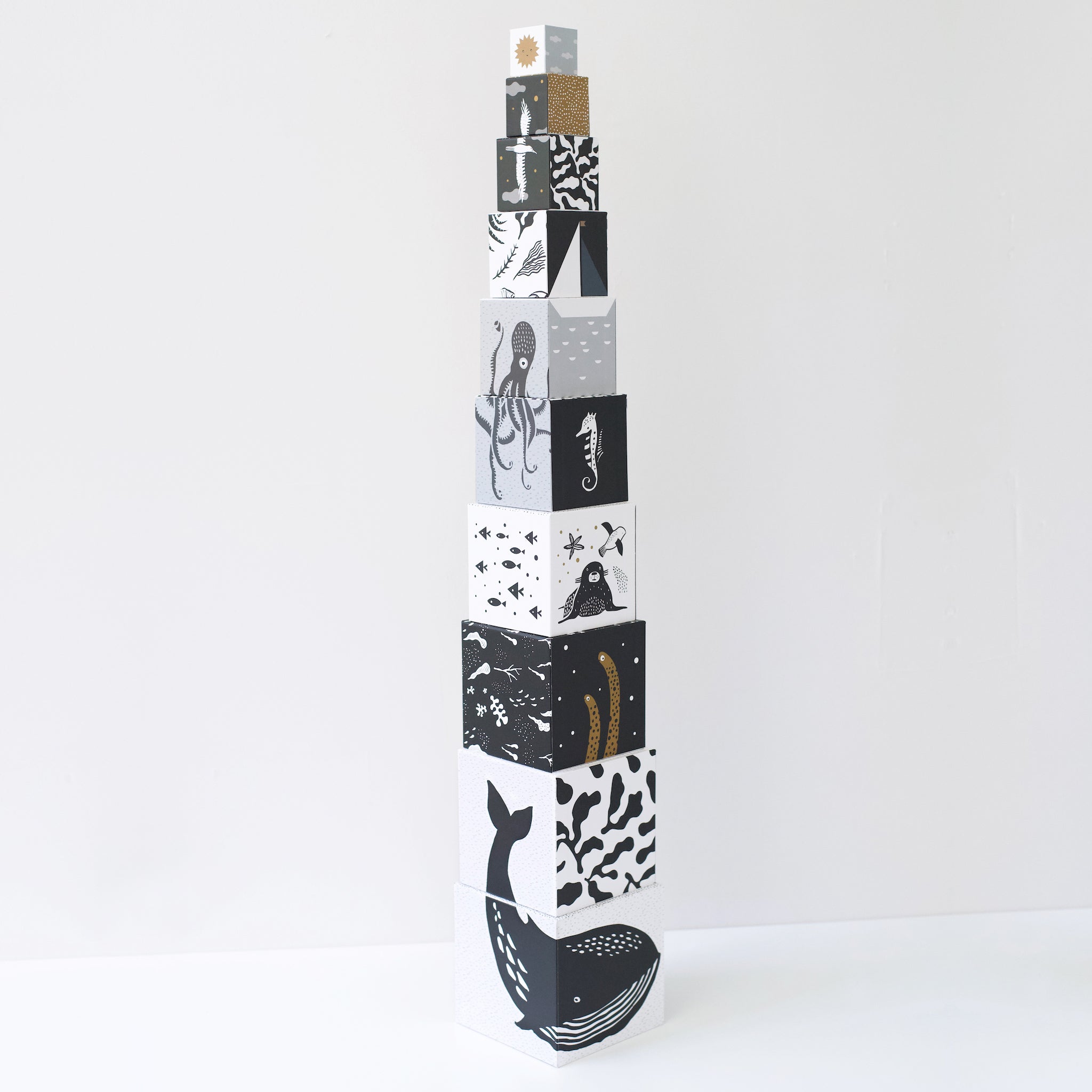Wee Gallery Nesting Blocks - Ocean Animals | Playroom Avenue