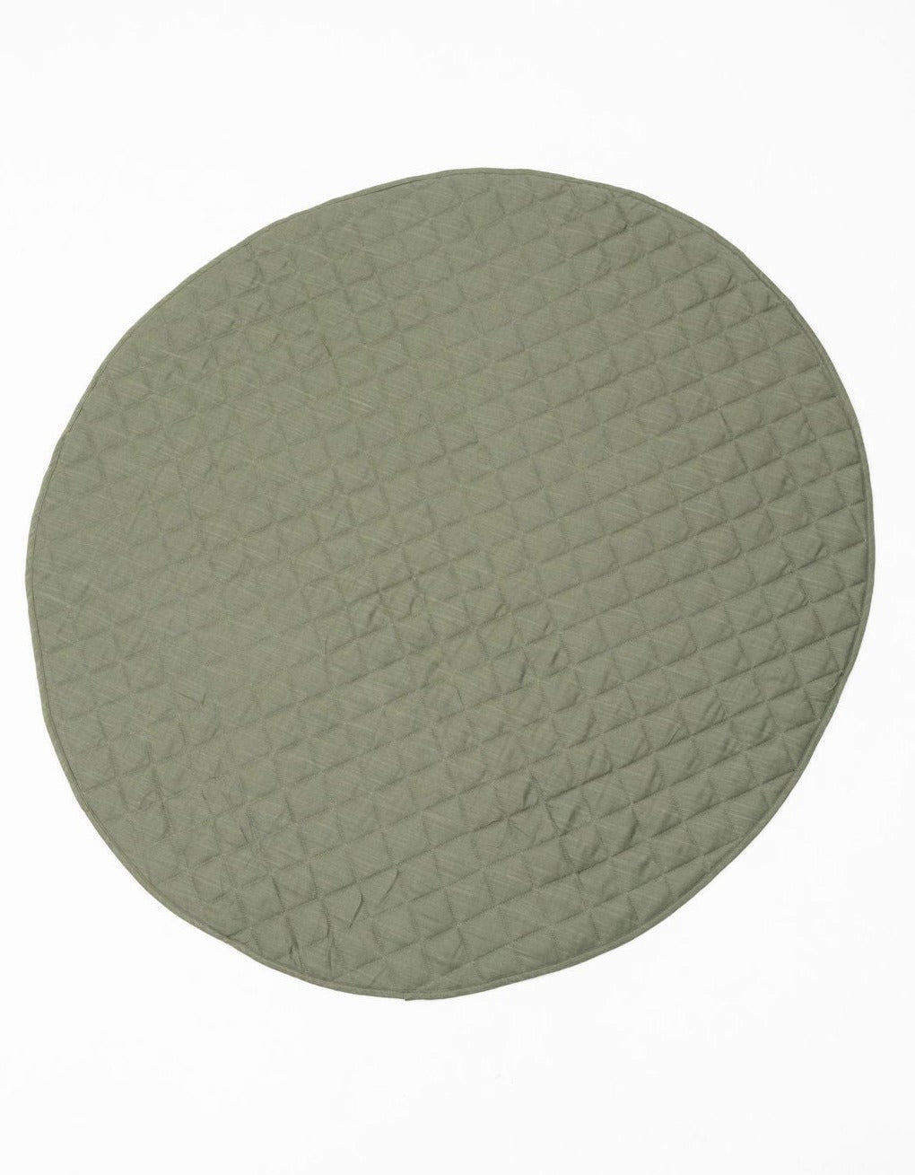 Poppyseed Play Linen Infant Play Mat Olive Green | Playroom Avenue