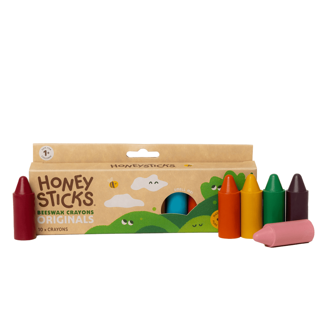 Honeysticks Beeswax Crayons Originals 10pk | Playroom Avenue