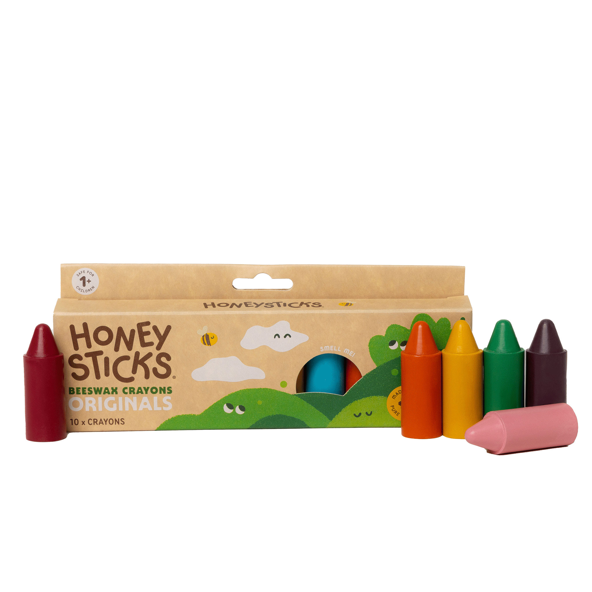 Honeysticks Beeswax Crayons Originals 10pk | Playroom Avenue