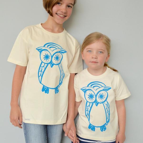 Uni-T Owl T-Shirt for Kids | Playroom Avenue