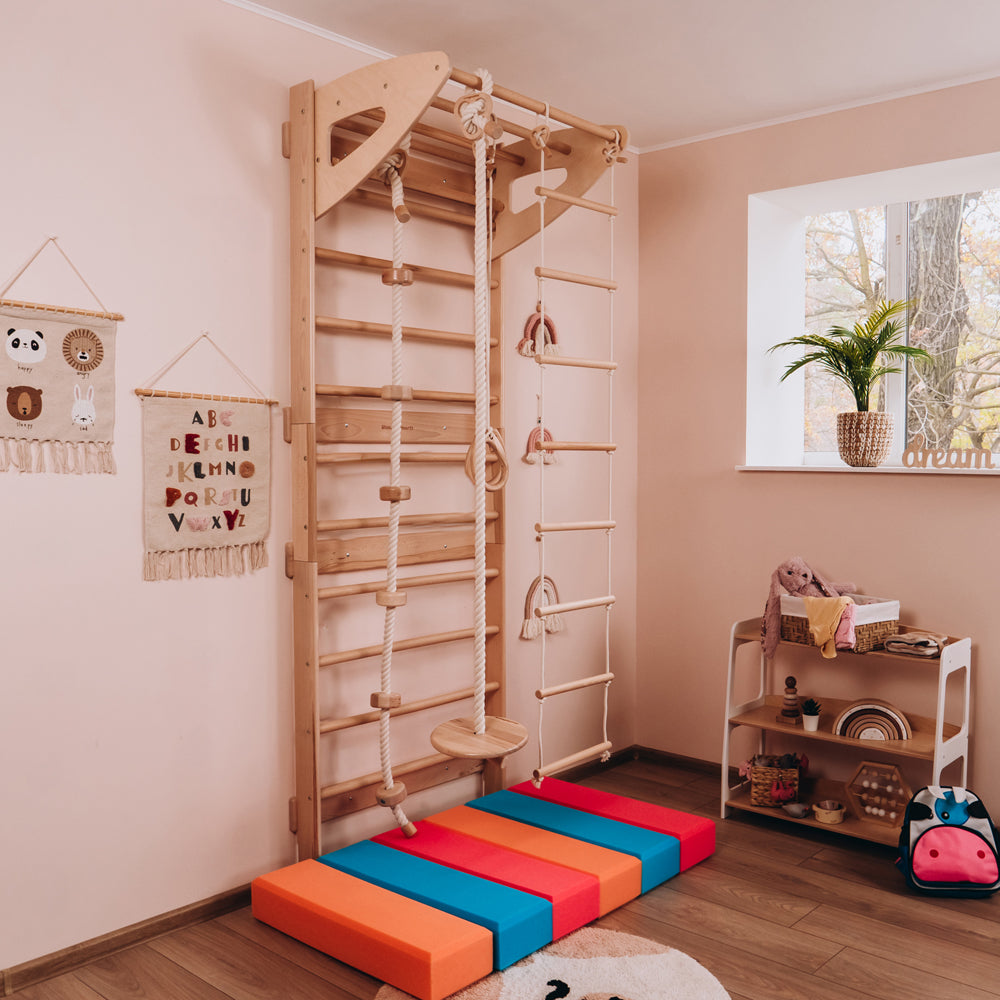 Wood and Hearts Swedish Ladder Gym | Playroom Avenue