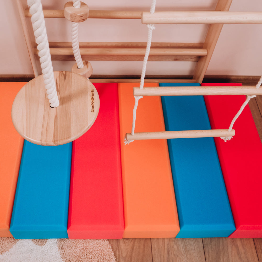 Wood and Hearts Swedish Ladder Gym | Playroom Avenue