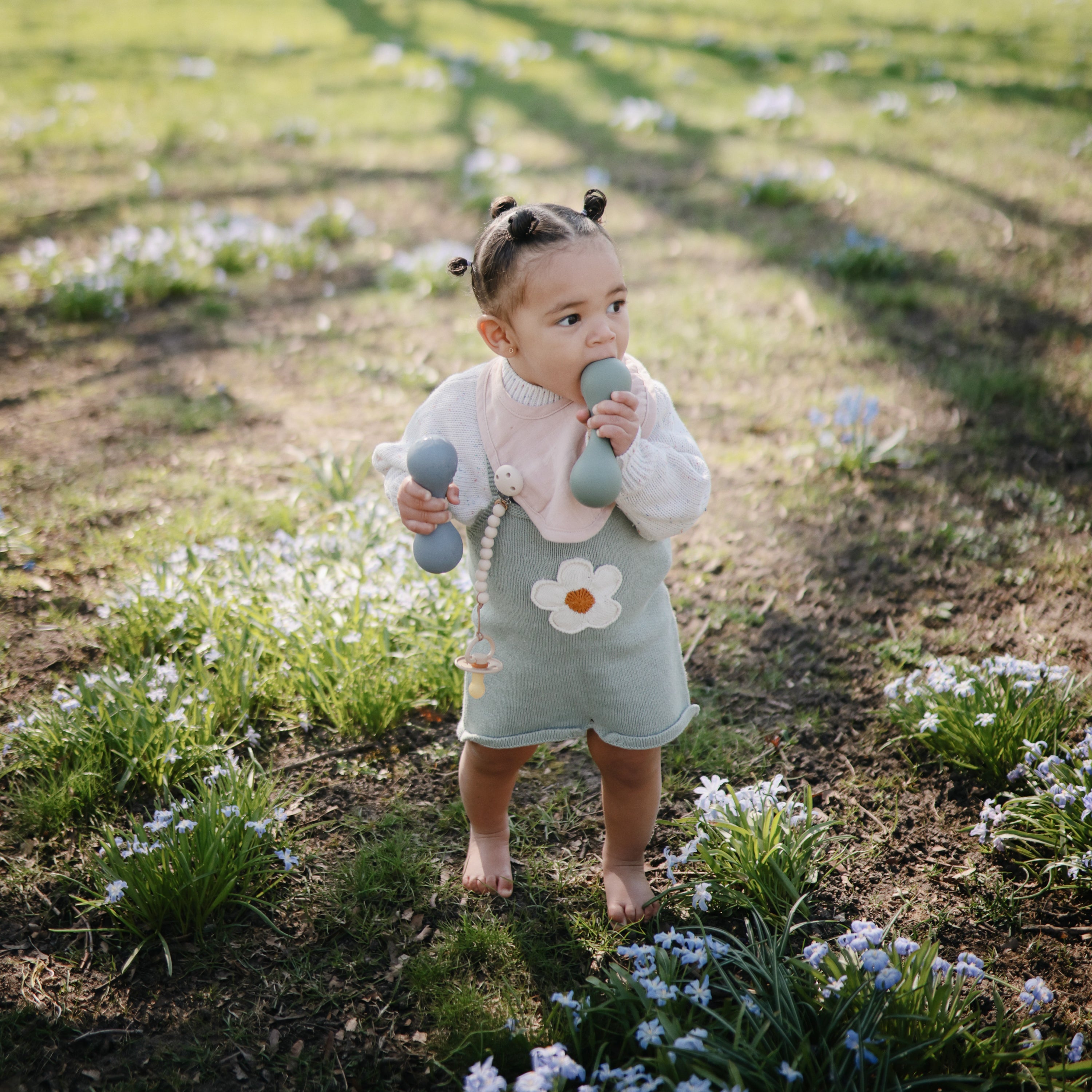 Mushie Silicone Baby Rattle Toy | Playroom Avenue