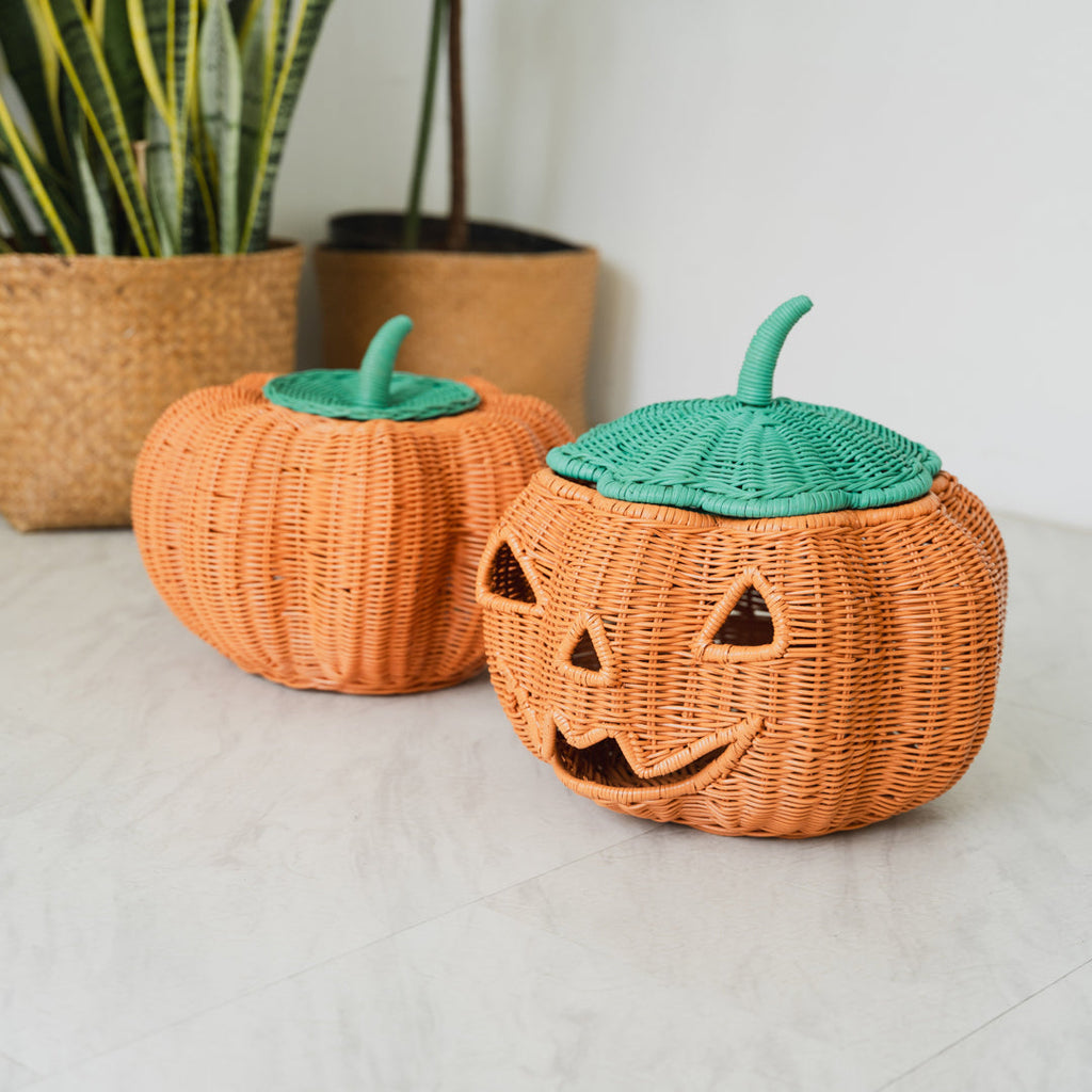Momiji Pumpkin Face Basket | Playroom Avenue