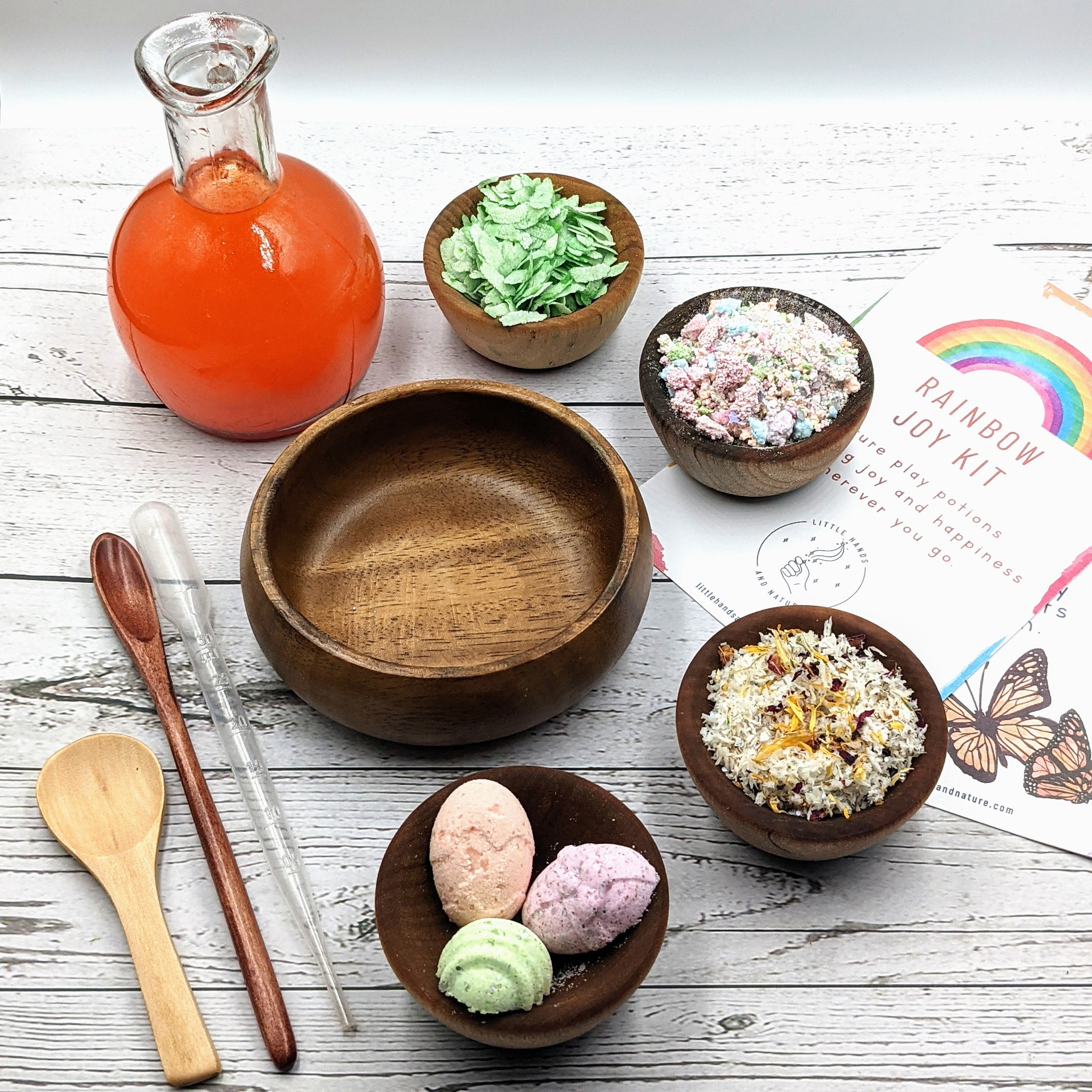 Little Hands and Nature Rainbow Joy Potion Kit | Playroom Avenue